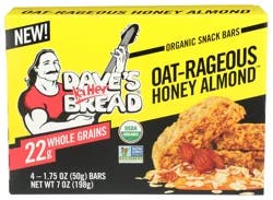 Dave's Killer Bread Snack Bars, Organic, Oat-Rageous Honey Almond