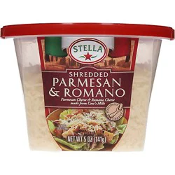 Stella Cheese Parmesan & Romano Freshly Shredded - 5 Oz