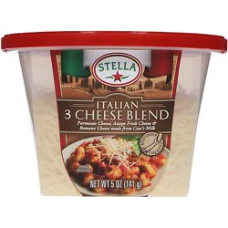 Stella Cheese 3 Cheese Italian Freshly Shredded - 5 Oz