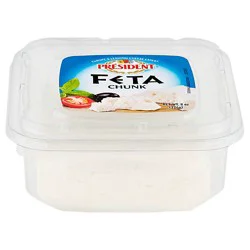 President Cheese Feta Plain - 8 Oz