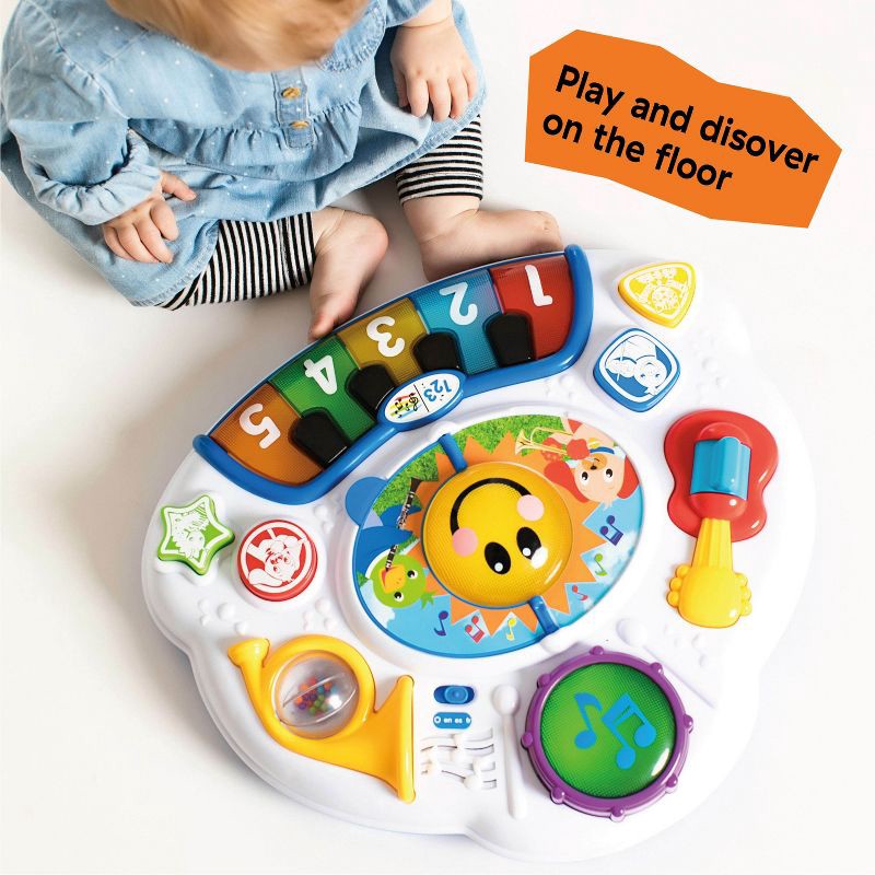 slide 5 of 14, Baby Einstein 2-in-1 Discovering Music Activity Table and Floor Toy, 1 ct