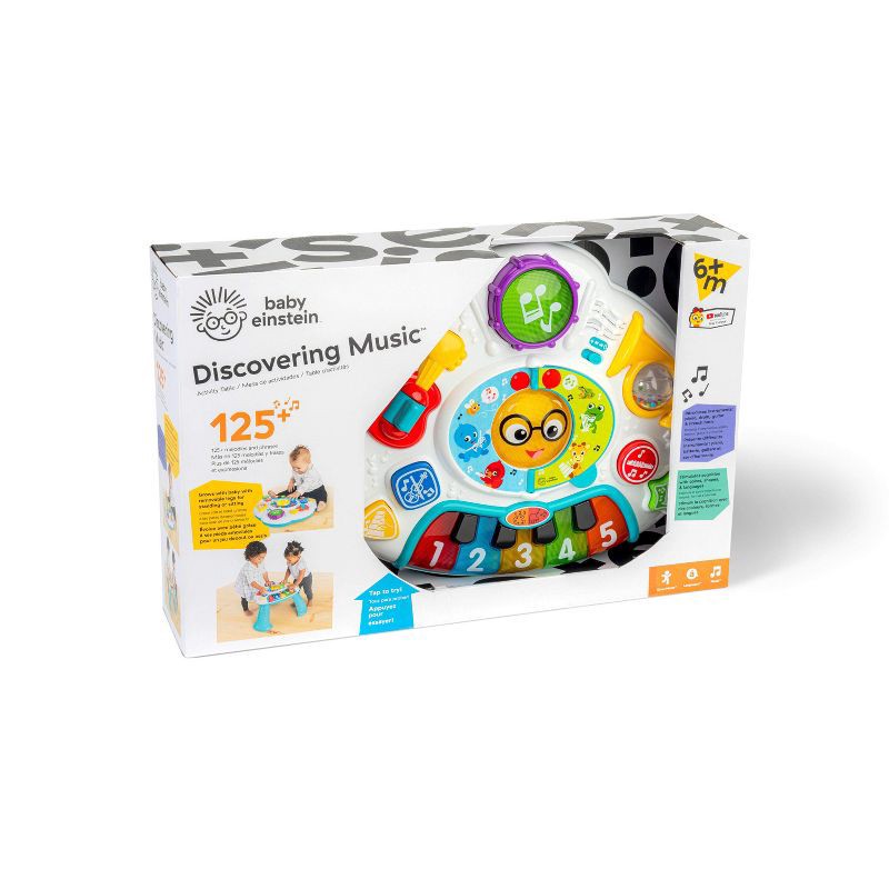 slide 8 of 13, Baby Einstein 2-in-1 Discovering Music Activity Table and Floor Toy, 1 ct