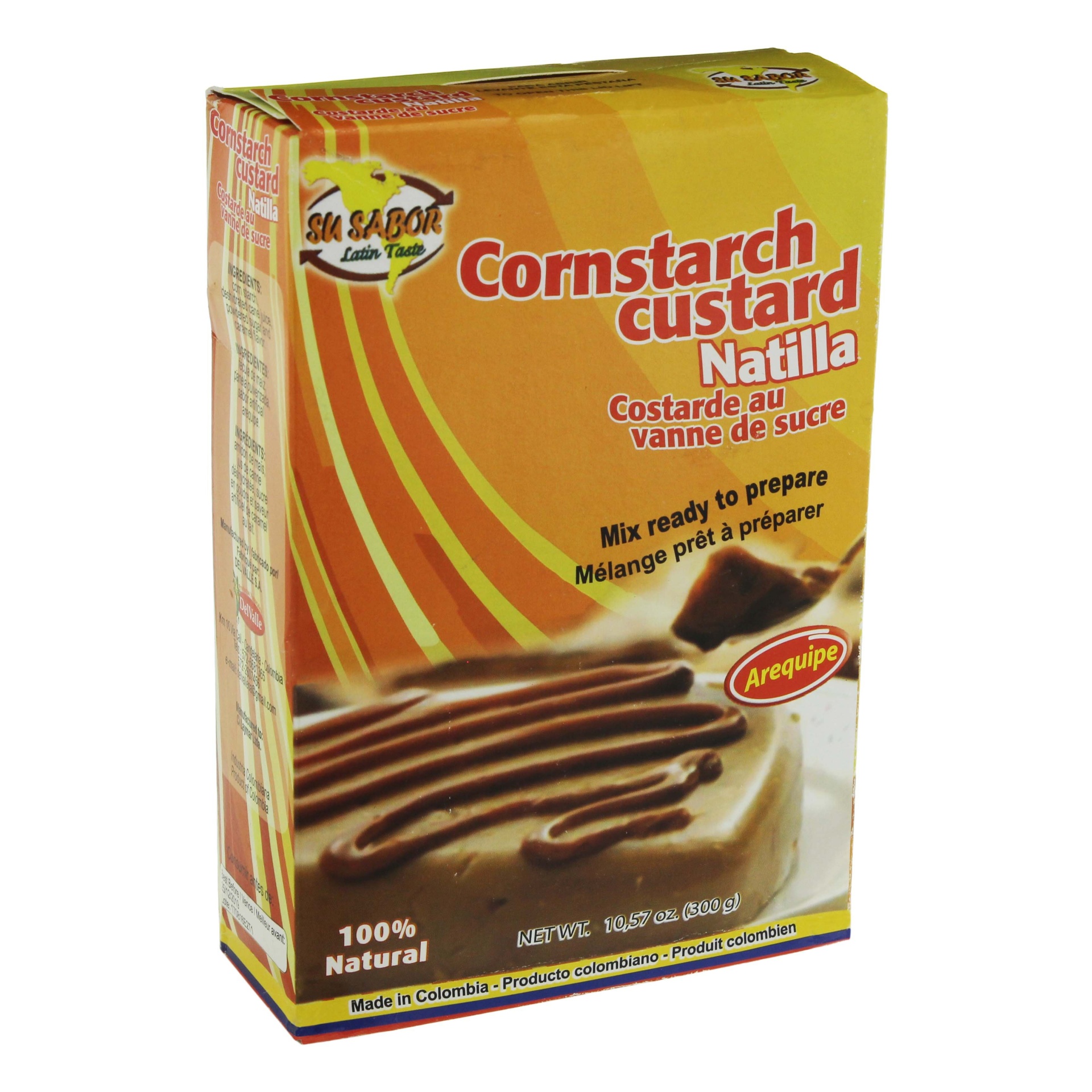 slide 1 of 1, Su Sabor Cornstarch Custard Natilla Arequipe Mix, 10.57 oz