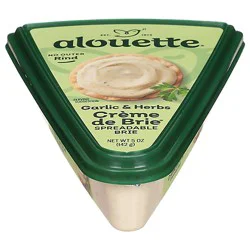 Alouette Cheese Creme De Brie Spread Garlic & Herbs - 5 Oz