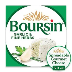 Boursin Garlic & Fine Herbs Gourmet Cheese - 5.3 Oz