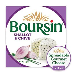 Boursin Shallot & Chive Gournay Cheese - 5.2 Oz