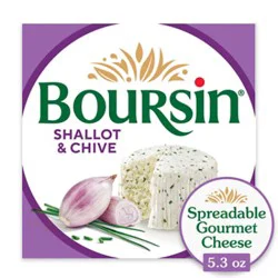 Boursin Shallot & Chive Gournay Cheese - 5.2 Oz