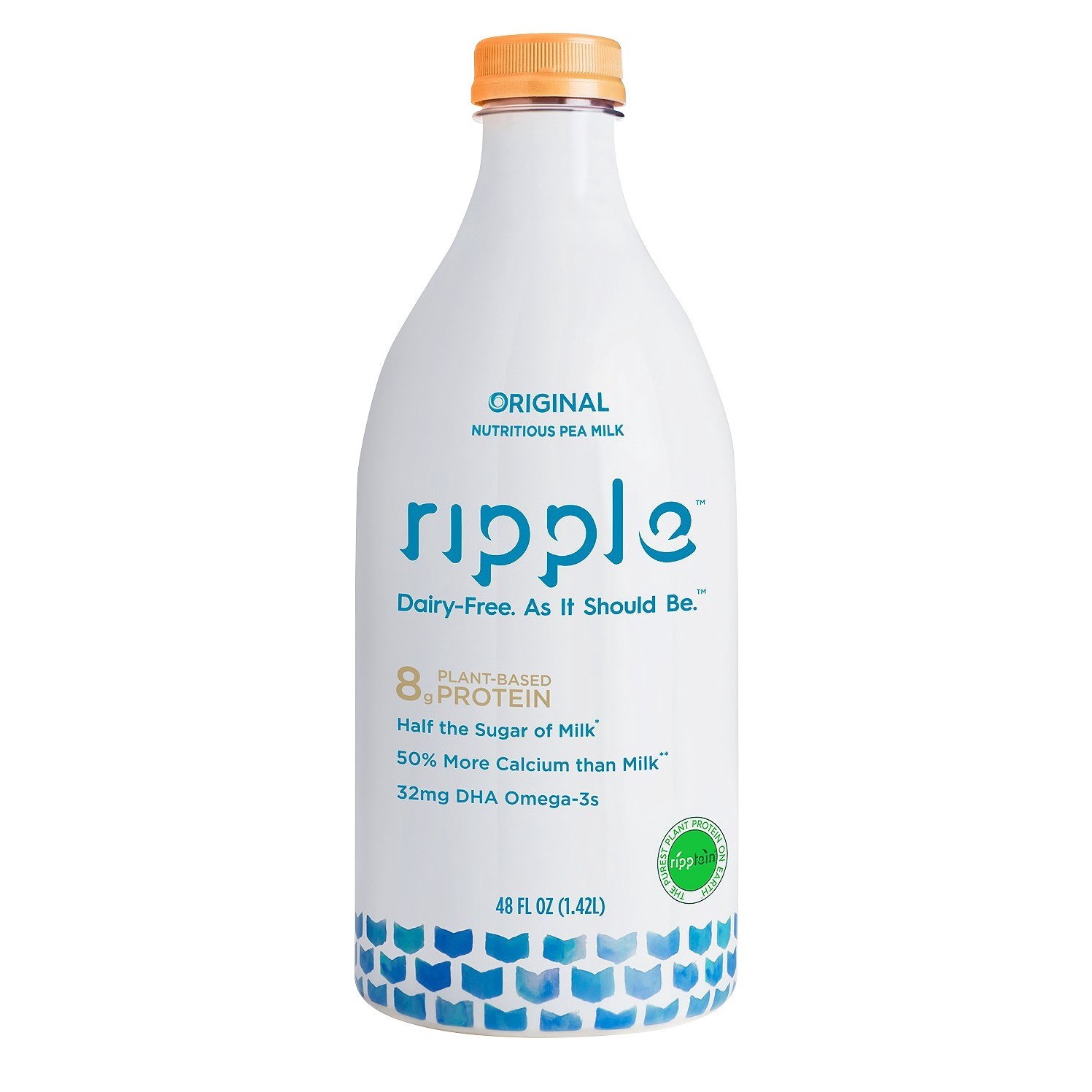 slide 1 of 5, Ripple Dairy-Free Original Milk - 48 fl oz, 48 fl oz
