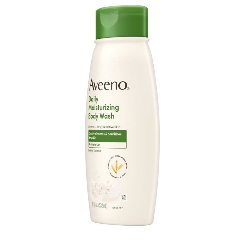 slide 7 of 11, Aveeno Daily Moisturizing Body Wash with Soothing Oat - 18 fl oz, 18 fl oz