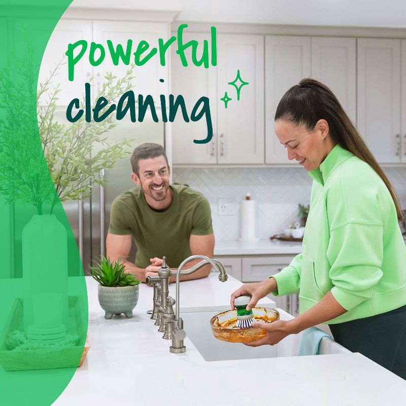 slide 9 of 11, Scotch-Brite Odor Resist Soap Dispensing Palm Brush, 1 ct