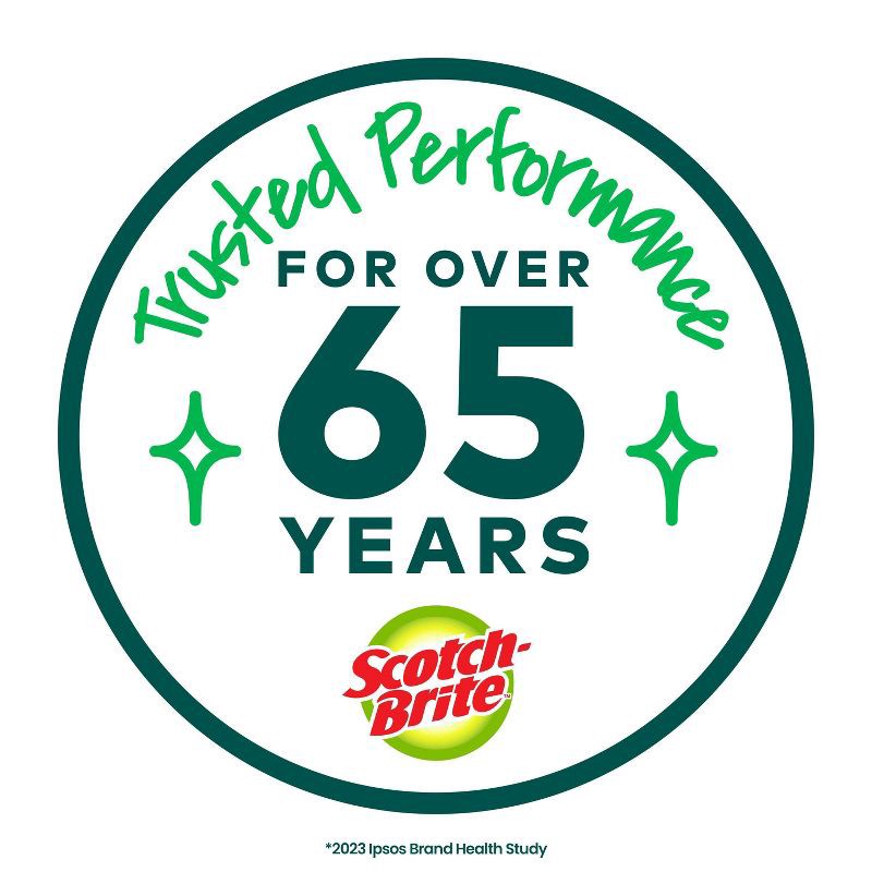 slide 11 of 11, Scotch-Brite Odor Resist Soap Dispensing Palm Brush, 1 ct