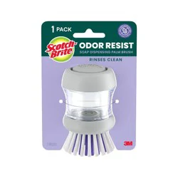 Scotch-Brite Odor Resist Soap Dispensing Palm Brush