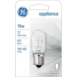 GE Household Lighting GE 15W Appliance Incandescent Light Bulb