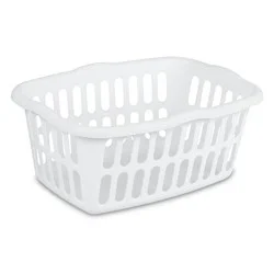 1.5 Bushel Rectangular Laundry Basket White - Room Essentials