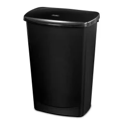 11.4gal LiftTop Wastebasket Black - Room Essentials