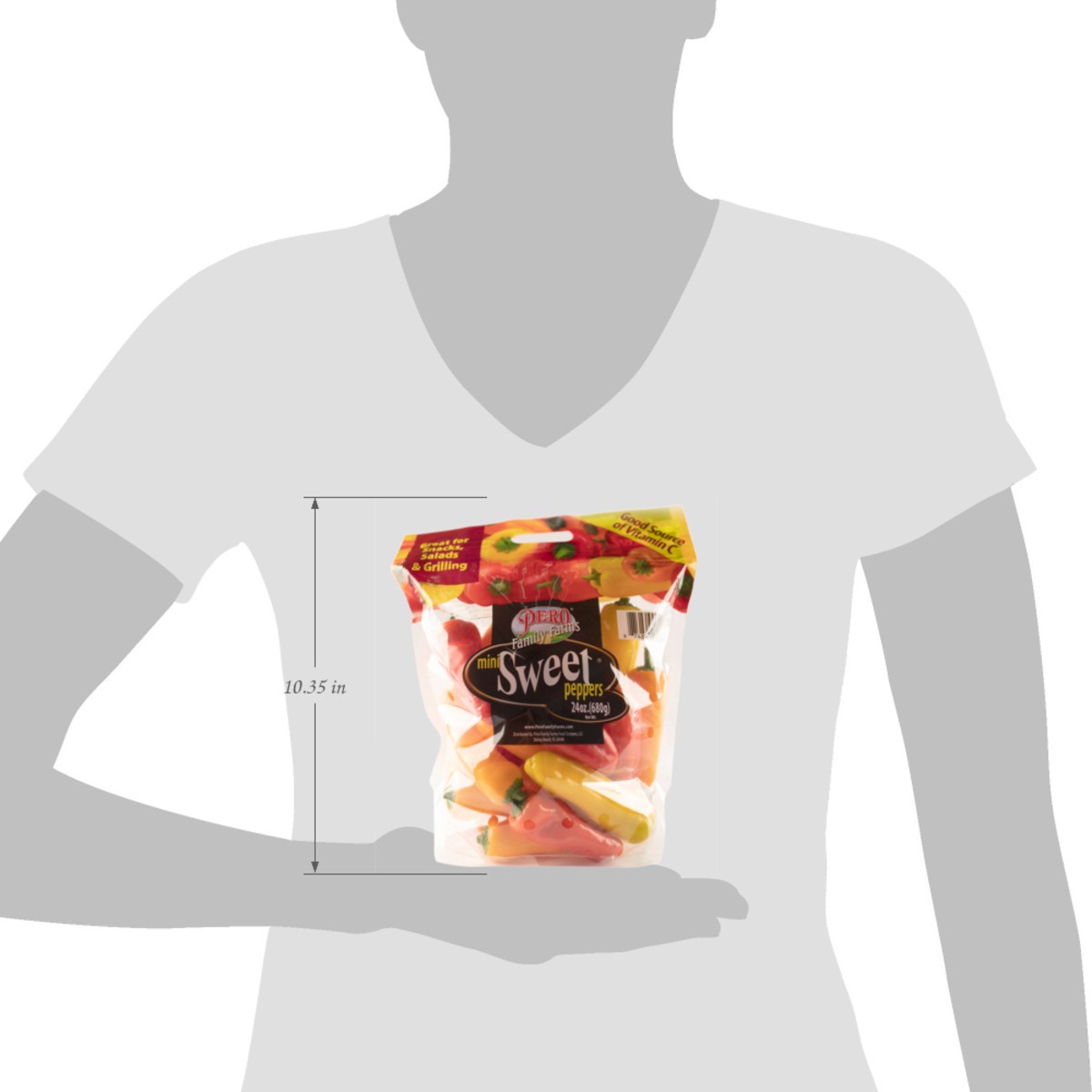 slide 10 of 11, Pero Family Farms Mini Sweet Peppers 24oz, 24 oz