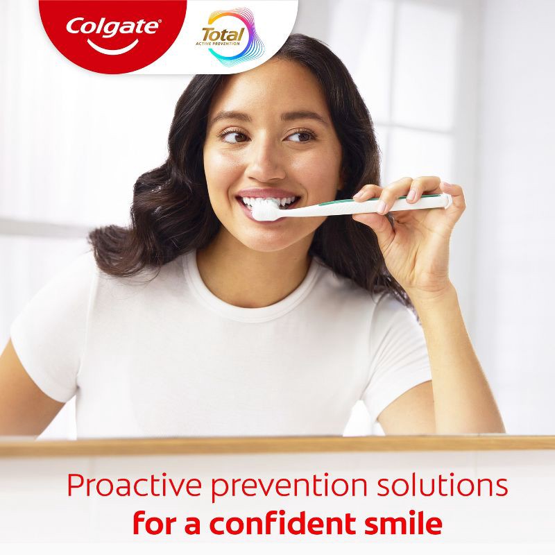 slide 4 of 15, Colgate Total Active Prevention Whitening Toothpaste - Mint - 5.1oz/2pk, 2 ct; 5.1 oz