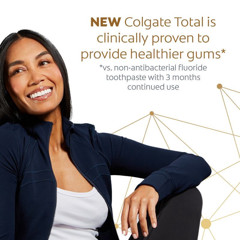 slide 4 of 11, Colgate Total Active Prevention Whitening Toothpaste - Mint - 5.1oz/2pk, 2 ct; 5.1 oz