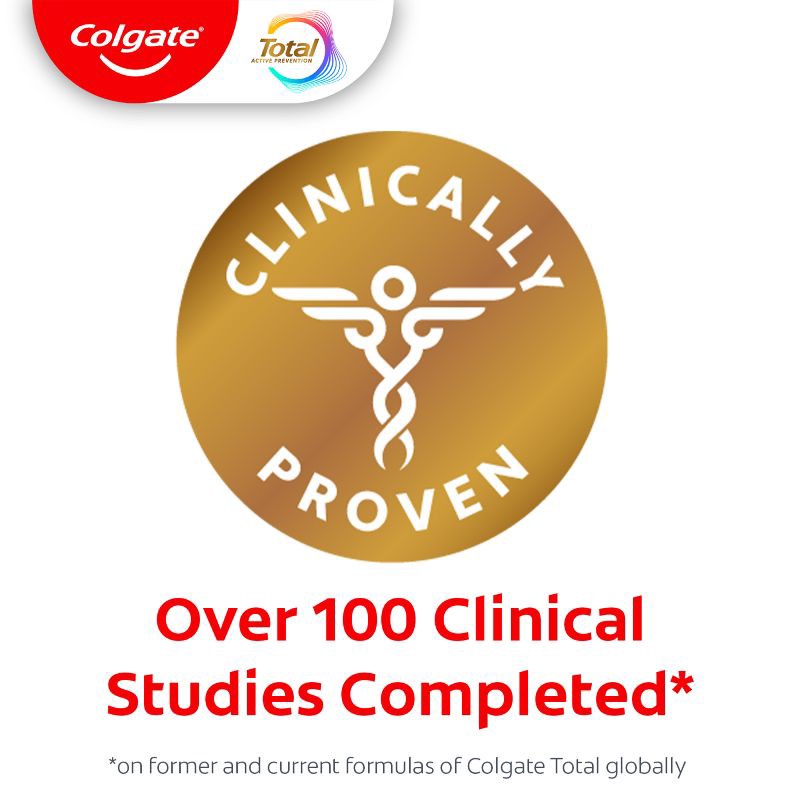 slide 9 of 15, Colgate Total Active Prevention Whitening Toothpaste - Mint - 5.1oz/2pk, 2 ct; 5.1 oz