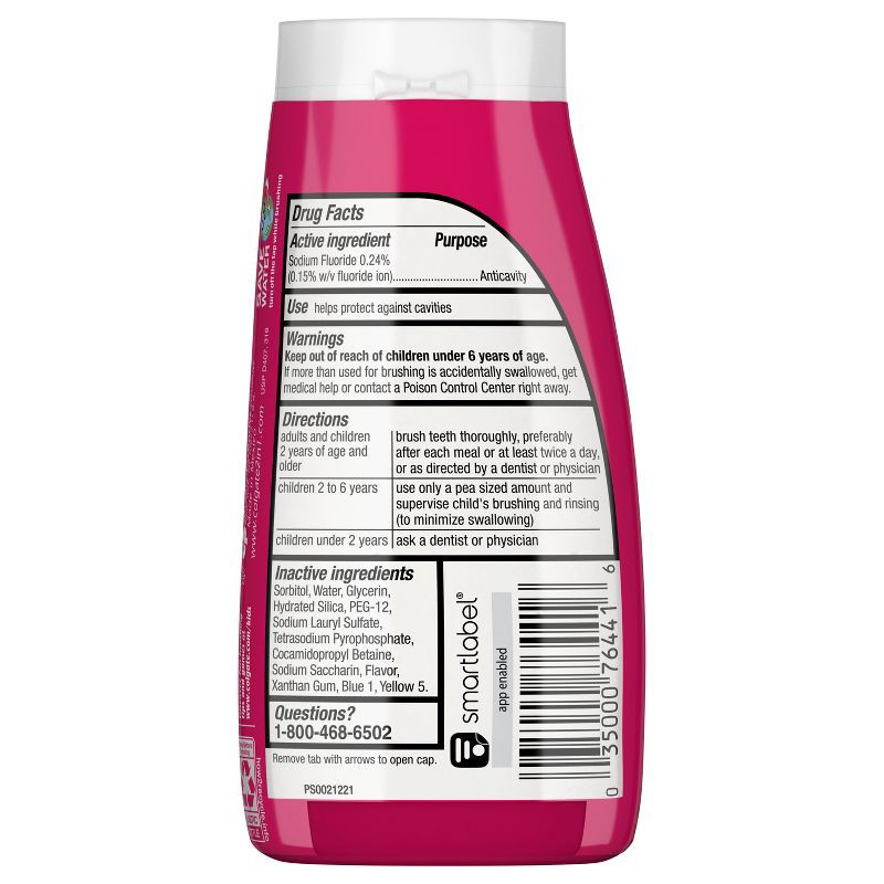 slide 2 of 8, Colgate 2-in-1 Kids Toothpaste and Anticavity Mouthwash - Watermelon Burst - 4.6oz, 4.6 oz