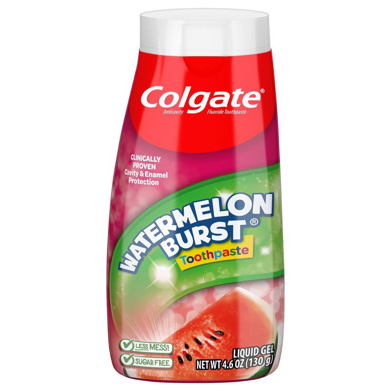 slide 1 of 8, Colgate 2-in-1 Kids Toothpaste and Anticavity Mouthwash - Watermelon Burst - 4.6oz, 4.6 oz