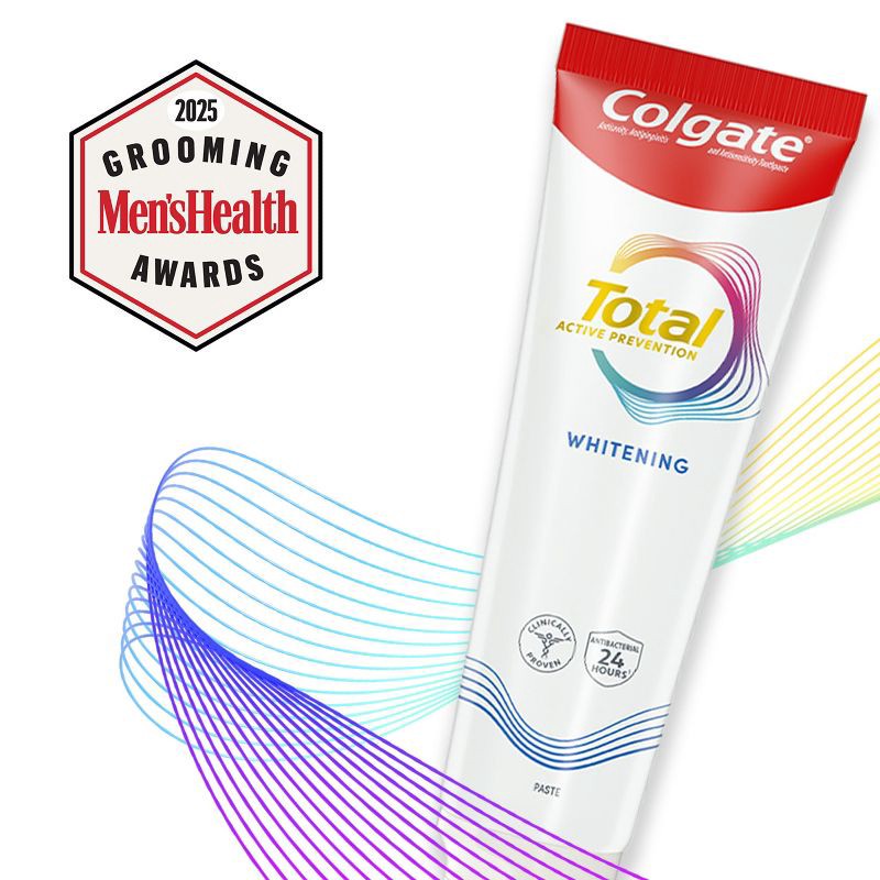 slide 5 of 20, Colgate Total Active Prevention Whitening Toothpaste - Mint - 5.1oz, 5.1 oz