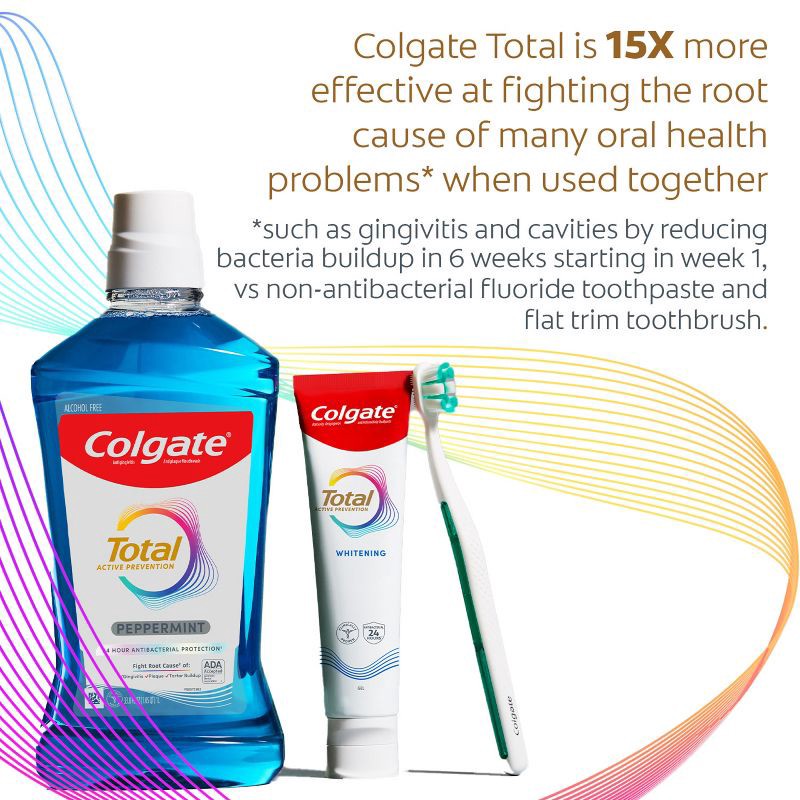 slide 3 of 16, Colgate Total Whitening Gel Toothpaste - 5.1oz/2pk, 2 ct; 5.1 oz