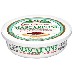 Belgioioso Mascarpone Cheese Spreadable - 8 Oz