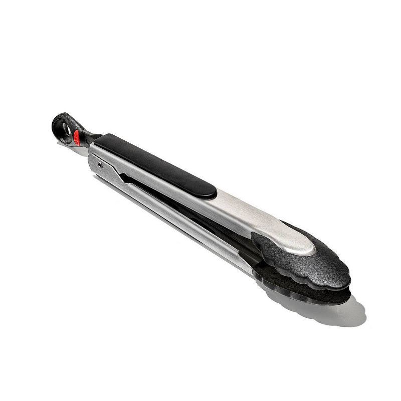 slide 5 of 6, OXO 9" Tongs with Nylon Head, 1 ct