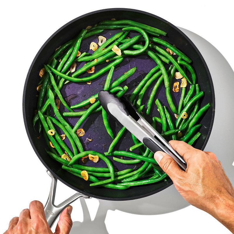 slide 6 of 6, OXO 9" Tongs with Nylon Head, 1 ct