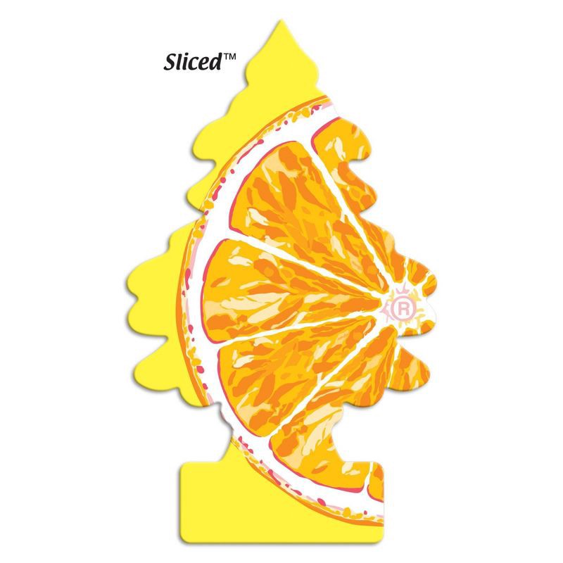 slide 3 of 4, Little Trees 3pk Sliced Air Freshener, 3 ct