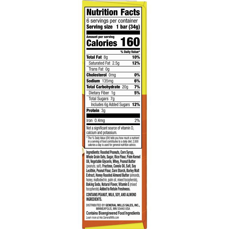 slide 6 of 10, Nature Valley Sweet & Salty Nut Peanut Granola Bars - 7.4oz/6ct, 6 ct; 7.4 oz