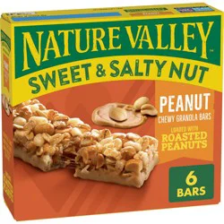 Nature Valley Sweet & Salty Nut Peanut Granola Bars - 7.2oz/6ct