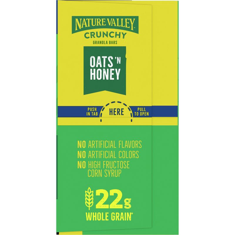 slide 6 of 14, Nature Valley Crunchy Oats 'N Honey Granola Bars - 12ct/17.88oz, 24 ct