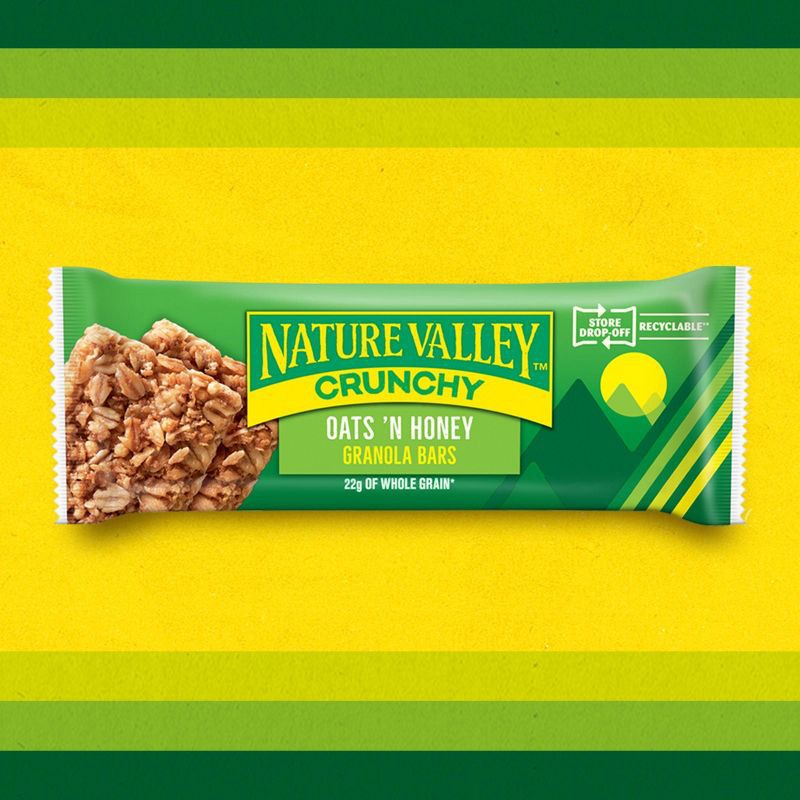 slide 11 of 14, Nature Valley Crunchy Oats 'N Honey Granola Bars - 12ct/17.88oz, 24 ct