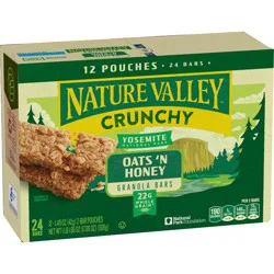 Nature Valley Crunchy Oats 'N Honey Granola Bars - 12ct/17.88oz