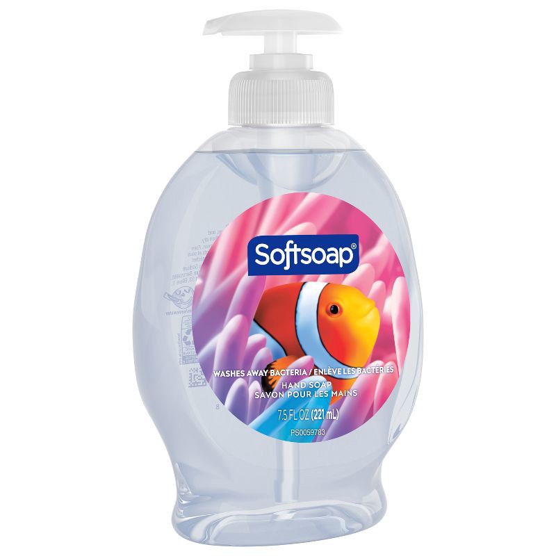 slide 16 of 18, Softsoap Moisturizing Liquid Hand Soap Pump - Aquarium Series - 7.5 fl oz, 7.5 fl oz