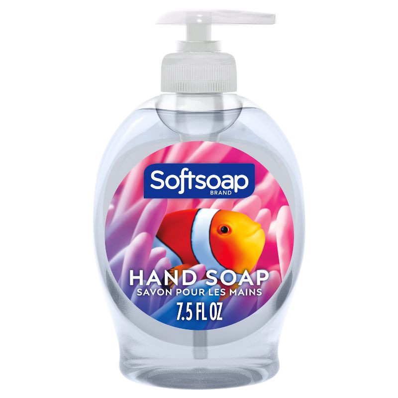 slide 1 of 18, Softsoap Moisturizing Liquid Hand Soap Pump - Aquarium Series - 7.5 fl oz, 7.5 fl oz