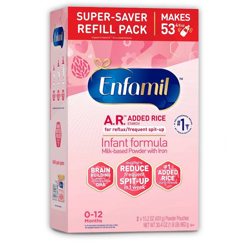 slide 1 of 12, Enfamil A.R. Powder Infant Formula - 30.4oz, 30.4 oz