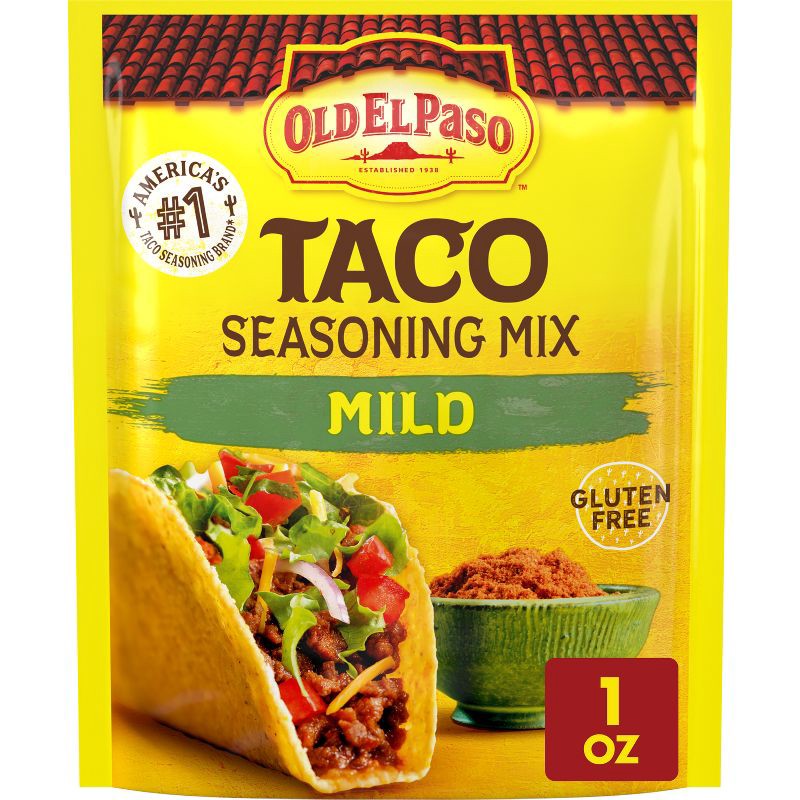 slide 1 of 10, Old El Paso Taco Seasoning Mix Mild 1oz, 1 oz