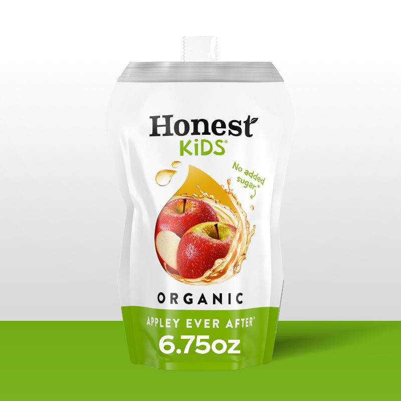 slide 2 of 6, Honest Kids Appley Ever After Organic Juice Drinks - 8pk/6.75 fl oz Pouches, 8 ct; 6.75 fl oz