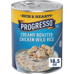 Progresso Gluten Free Rich & Hearty Creamy Roasted Chicken Wild Rice Soup - 18.5oz