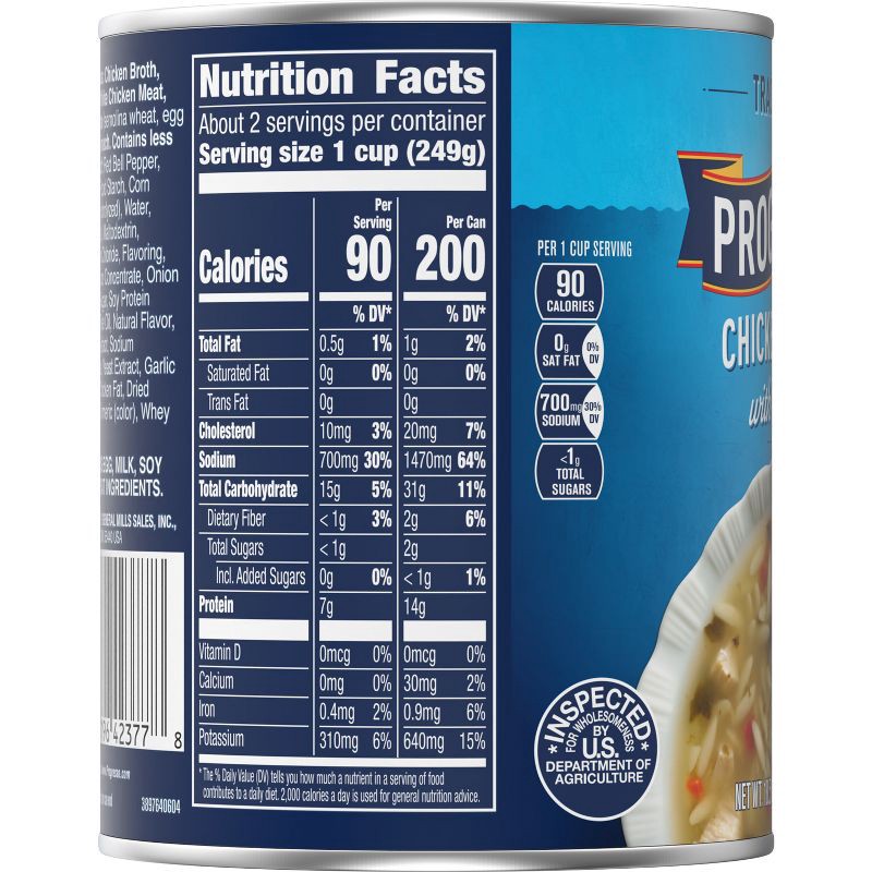 slide 5 of 8, Progresso Traditional Chicken & Orzo with Lemon Soup - 18.5oz, 18.5 oz