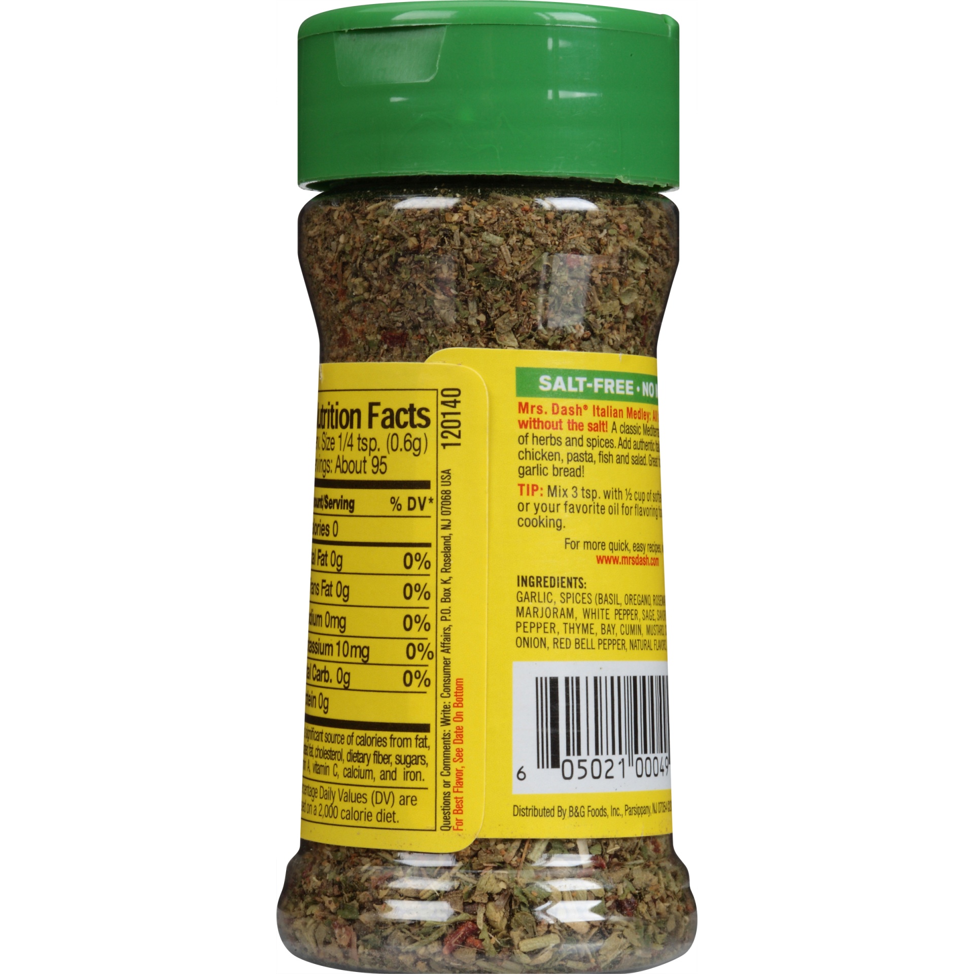 Mrs Dash Italian Medley Seasoning Blend 2 0 Oz 2 Oz Shipt