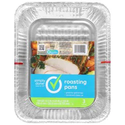 Simply Done Roasting Pans - 3 ea