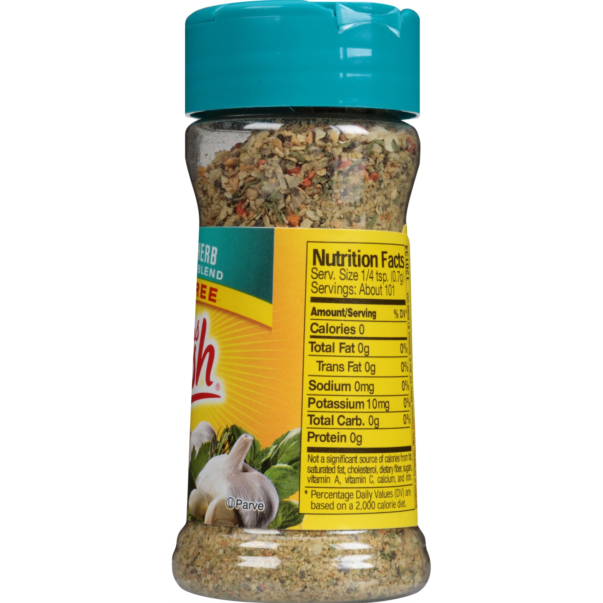 slide 3 of 6, Dash Garlic & Herb Seasoning Blend, Salt-Free Kosher, 2.5 oz, 2.5 oz