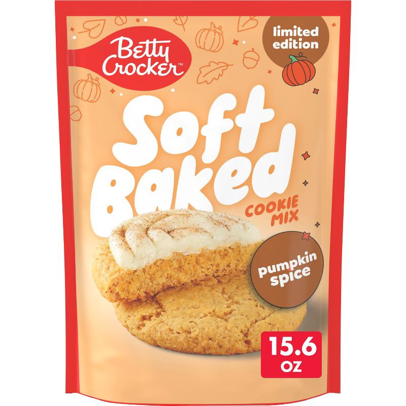 slide 1 of 8, Betty Crocker Pumpkin Spice Cookie Mix - 15.6oz, 15.6 oz