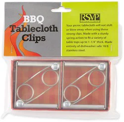 RSVP Endurance Stainless Steel Tablecloth Clips