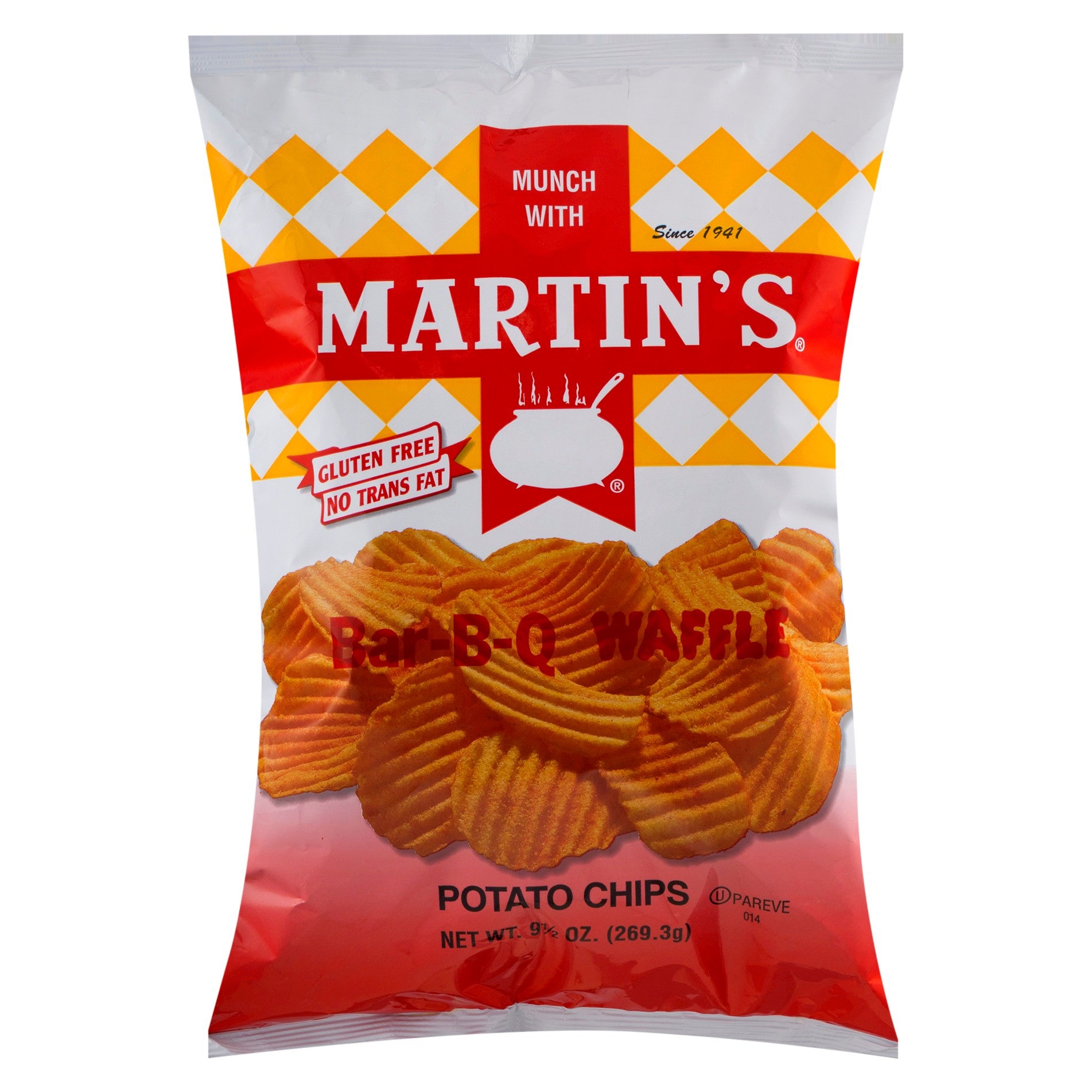 Martin's Potato Chips Martin's Barbecue Flavored Waffle Potato Chips ...