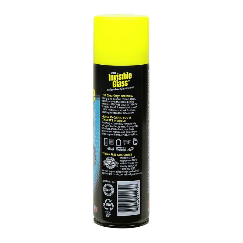 slide 2 of 3, Invisible Glass Aerosol Glass Cleaner 19-oz., 1 ct
